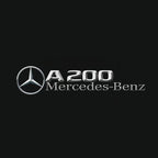 MERCEDES BENZ A200 LOGO PROJECTOT LIGHTS  (quantity 1 = 1 set /2 door lights with 2 logo films)Nr.02M024