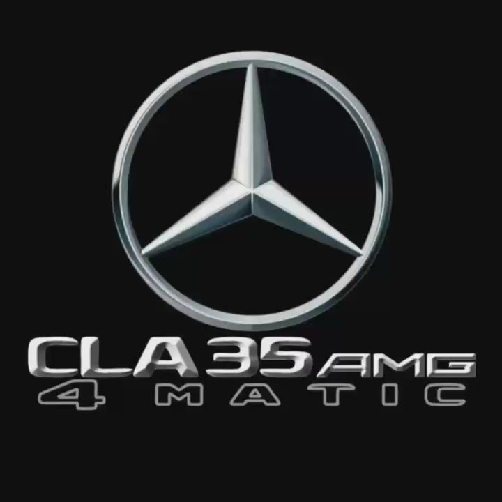 MERCEDES BENZ GLA35 AMG LOGO PROJECTOT LIGHTS  (quantity 1 = 1 set /2 door lights with 2 logo films)Nr.02M339