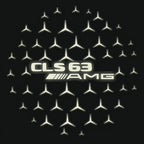 MERCEDES BENZ CLS63 AMG LOGO PROJECTOT LIGHTS  (quantity 1 = 1 set /2 door lights with 2 logo films)Nr.02M280