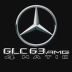 MERCEDES BENZ GLC63 AMG LOGO PROJECTOT LIGHTS  (quantity 1 = 1 set /2 door lights with 2 logo films)Nr.02M360