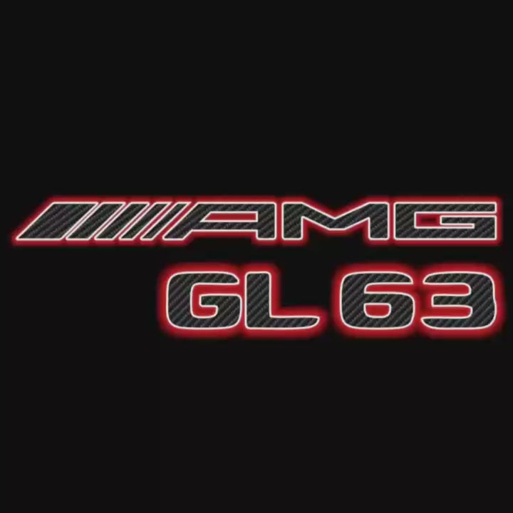 MERCEDES BENZ GL63 AMG LOGO PROJECTOT LIGHTS  (quantity 1 = 1 set /2 door lights with 2 logo films)Nr.02M400