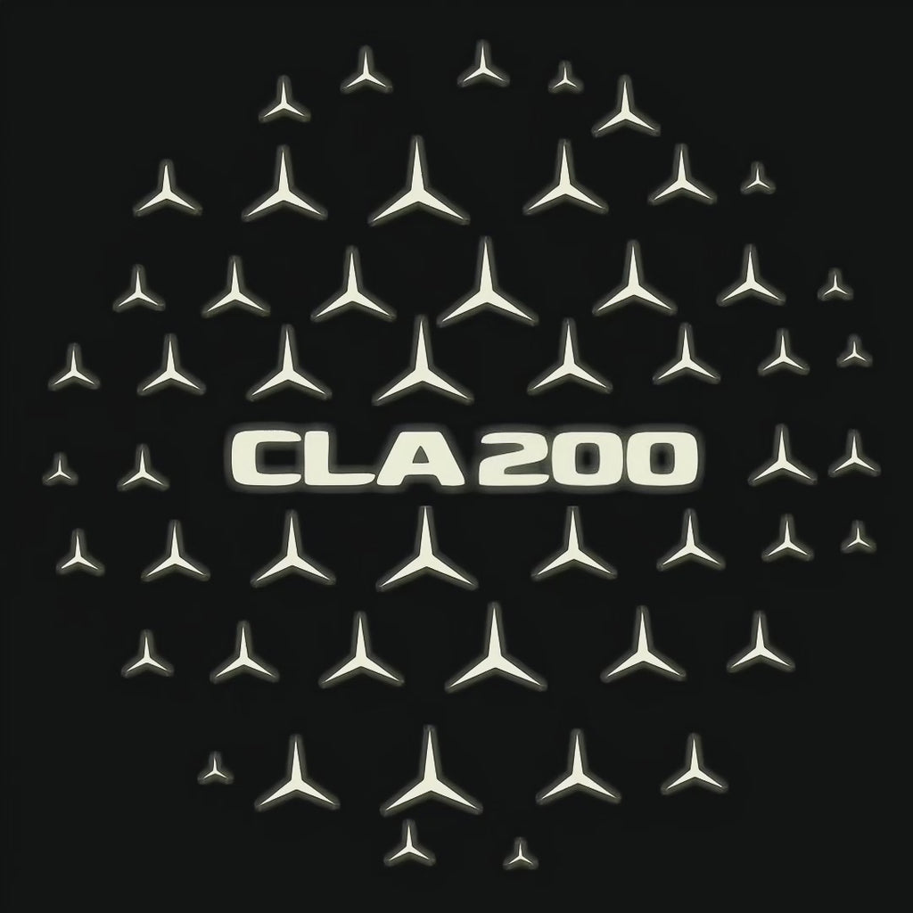 MERCEDES BENZ CLA 200 LOGO PROJECTOT LIGHTS  (quantity 1 = 1 set /2 door lights with 2 logo films)Nr.02M222