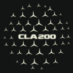 MERCEDES BENZ CLA 200 LOGO PROJECTOT LIGHTS  (quantity 1 = 1 set /2 door lights with 2 logo films)Nr.02M222