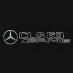 MERCEDES BENZ CLS63 AMG LOGO PROJECTOT LIGHTS  (quantity 1 = 1 set /2 door lights with 2 logo films)Nr.02M282