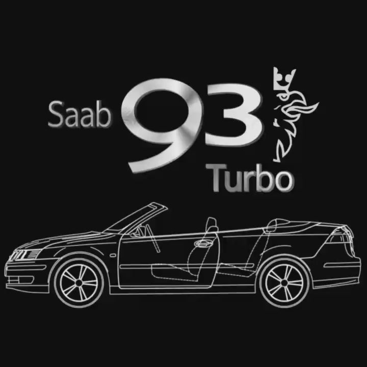 SAAB  Original LOGO PROJECROTR LIGHTS Nr.25184  (quantity 1 = 1 sets/2 door lights)