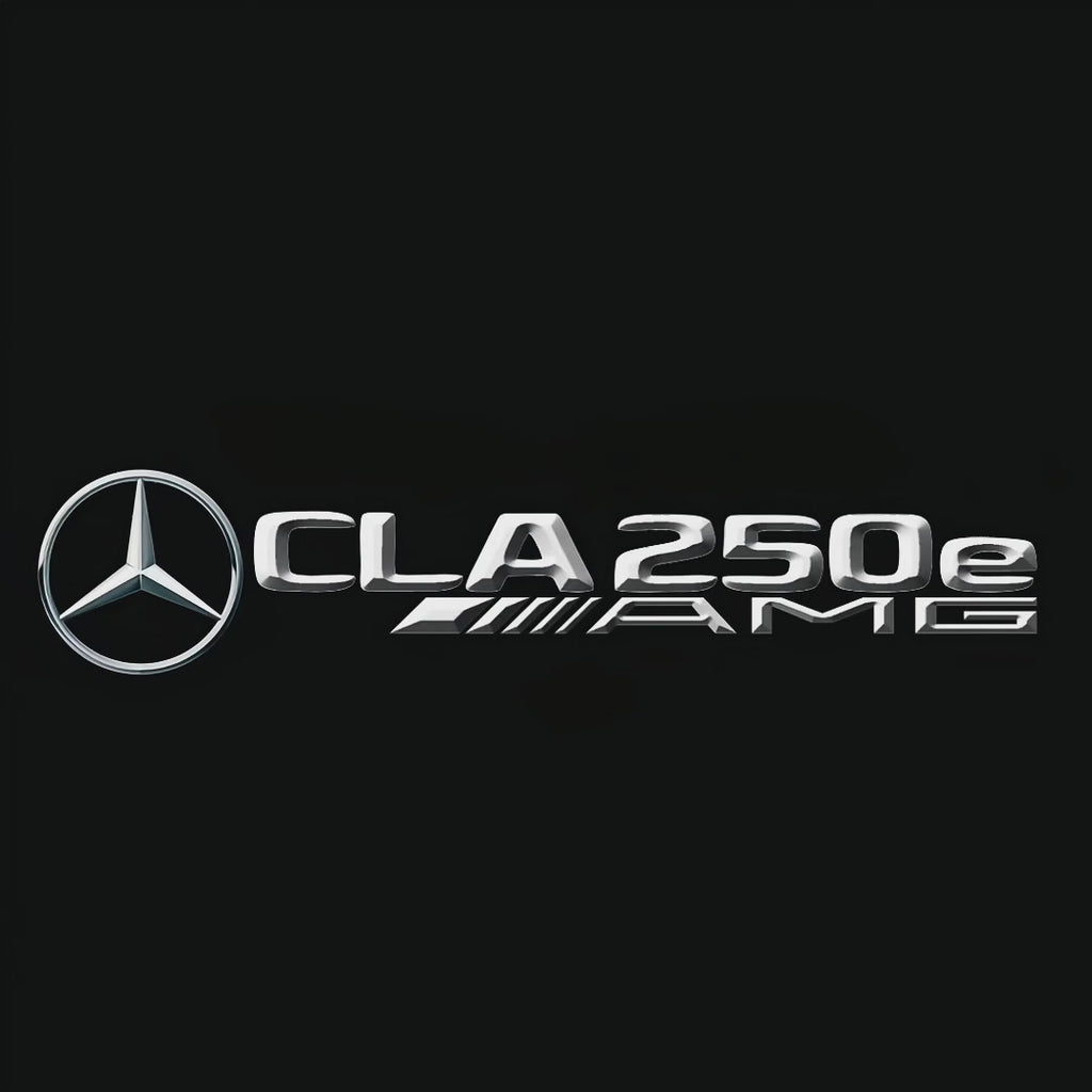 MERCEDES BENZ CLA 250e LOGO PROJECTOT LIGHTS  (quantity 1 = 1 set /2 door lights with 2 logo films)Nr.02M227