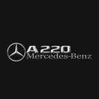 MERCEDES BENZ A220 LOGO PROJECTOT LIGHTS  (quantity 1 = 1 set /2 door lights with 2 logo films)Nr.02M026