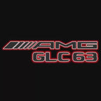 MERCEDES BENZ GLC63 AMG LOGO PROJECTOT LIGHTS  (quantity 1 = 1 set /2 door lights with 2 logo films)Nr.02M359