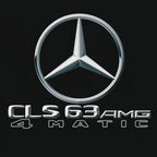 MERCEDES BENZ CLS63 AMG LOGO PROJECTOT LIGHTS  (quantity 1 = 1 set /2 door lights with 2 logo films)Nr.02M279