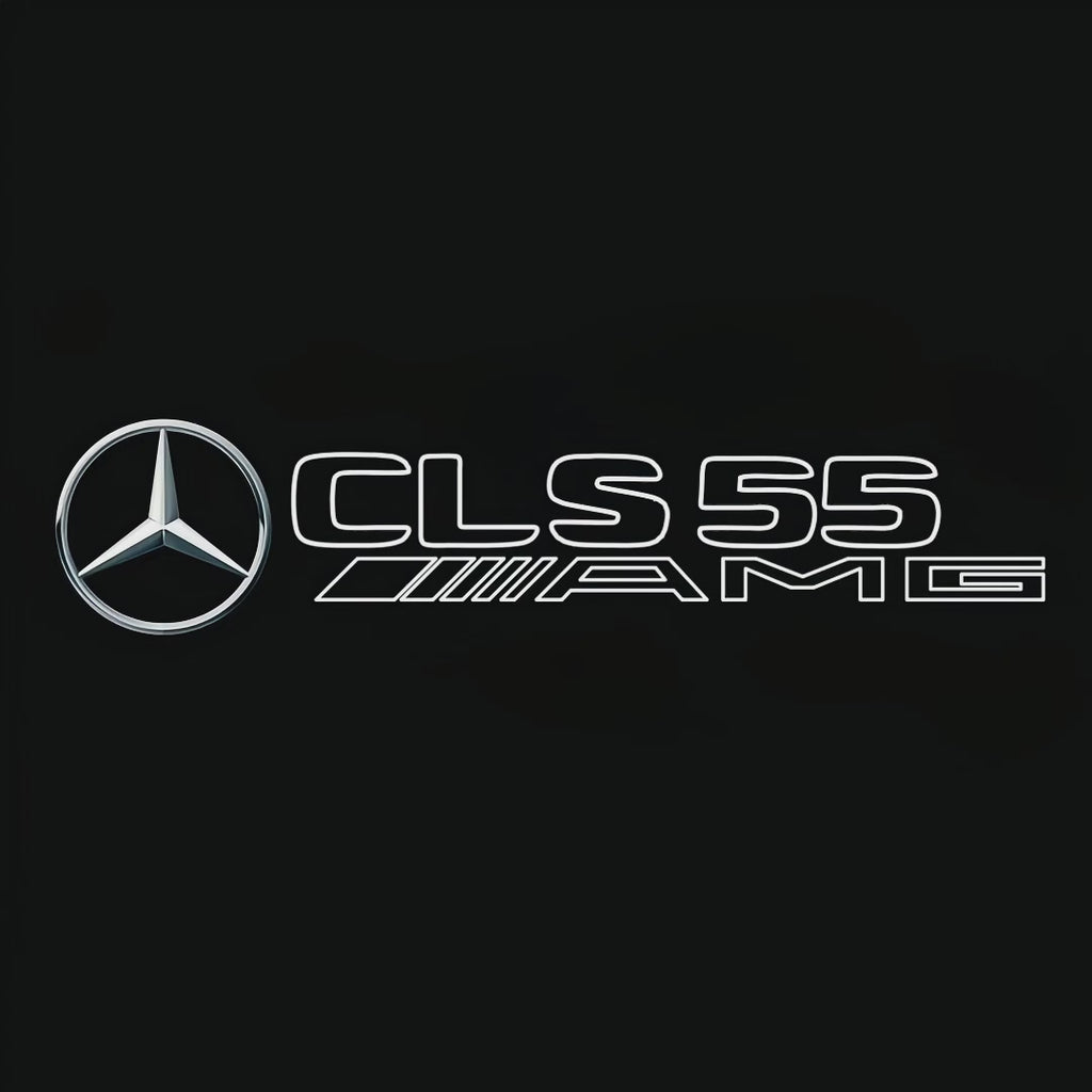 MERCEDES BENZ CLS55 AMG LOGO PROJECTOT LIGHTS  (quantity 1 = 1 set /2 door lights with 2 logo films)Nr.02M286