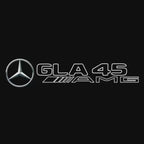 MERCEDES BENZ GLA45 AMG LOGO PROJECTOT LIGHTS  (quantity 1 = 1 set /2 door lights with 2 logo films)Nr.02M347