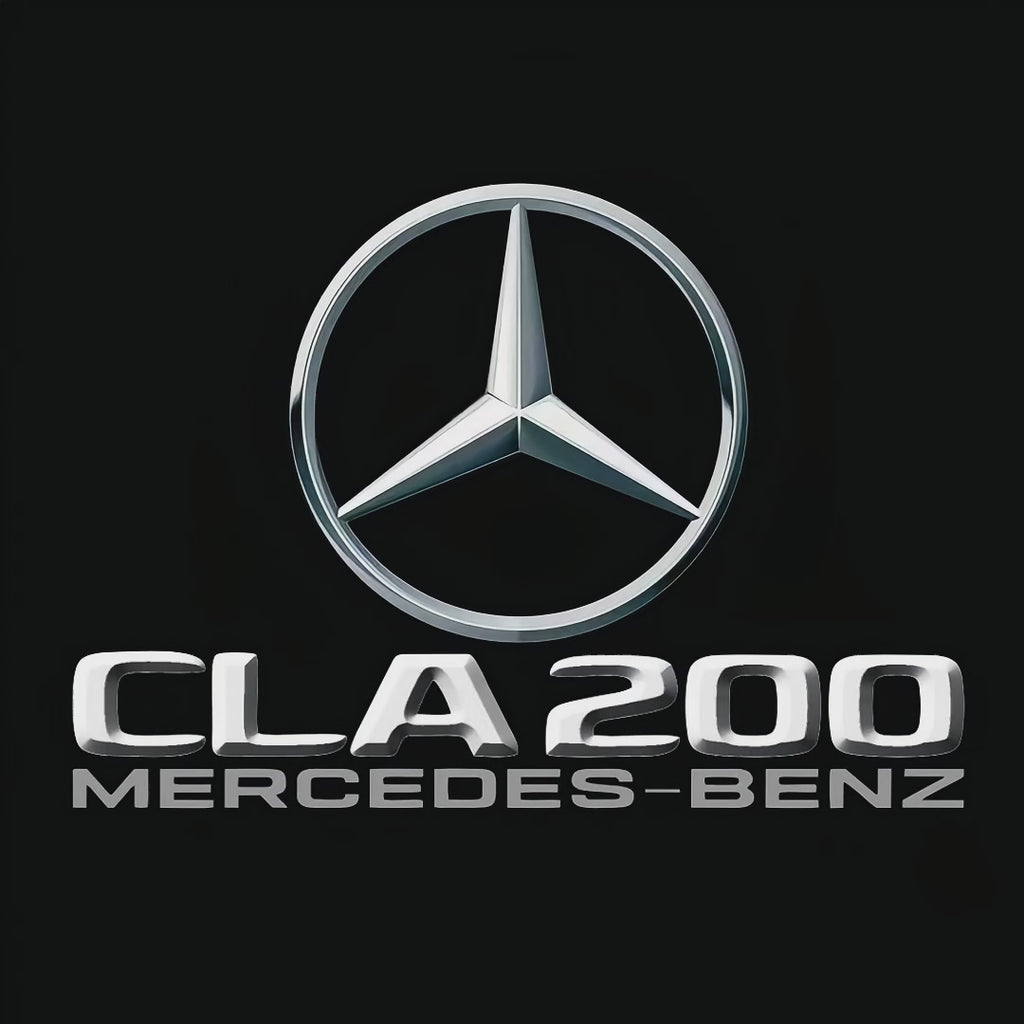 MERCEDES BENZ CLA 200 LOGO PROJECTOT LIGHTS  (quantity 1 = 1 set /2 door lights with 2 logo films)Nr.02M220