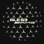 MERCEDES BENZ GLE63 AMG LOGO PROJECTOT LIGHTS  (quantity 1 = 1 set /2 door lights with 2 logo films)Nr.02M375