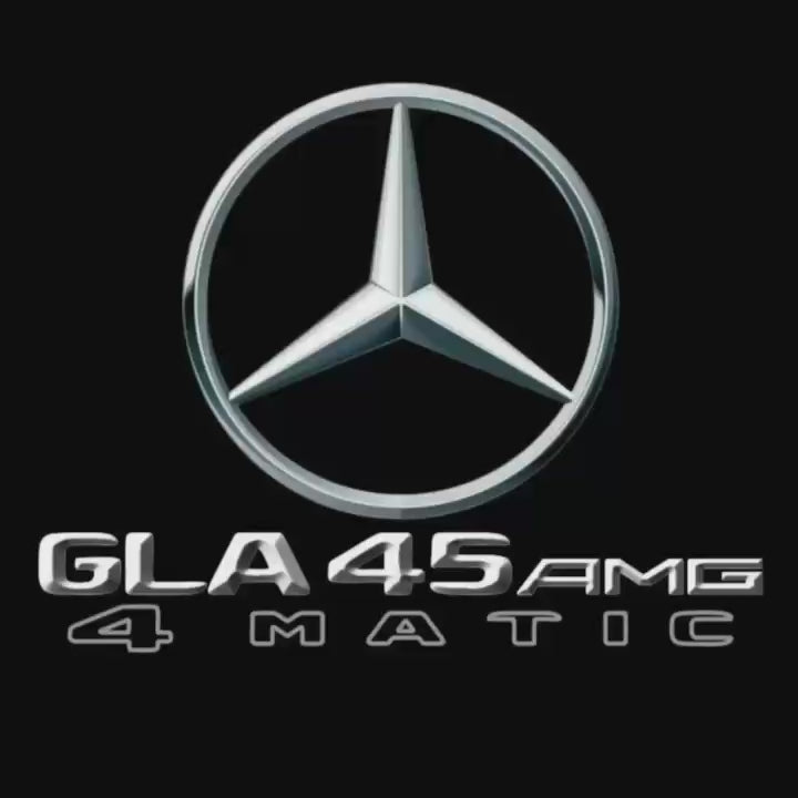 MERCEDES BENZ GLA45 AMG LOGO PROJECTOT LIGHTS  (quantity 1 = 1 set /2 door lights with 2 logo films)Nr.02M346