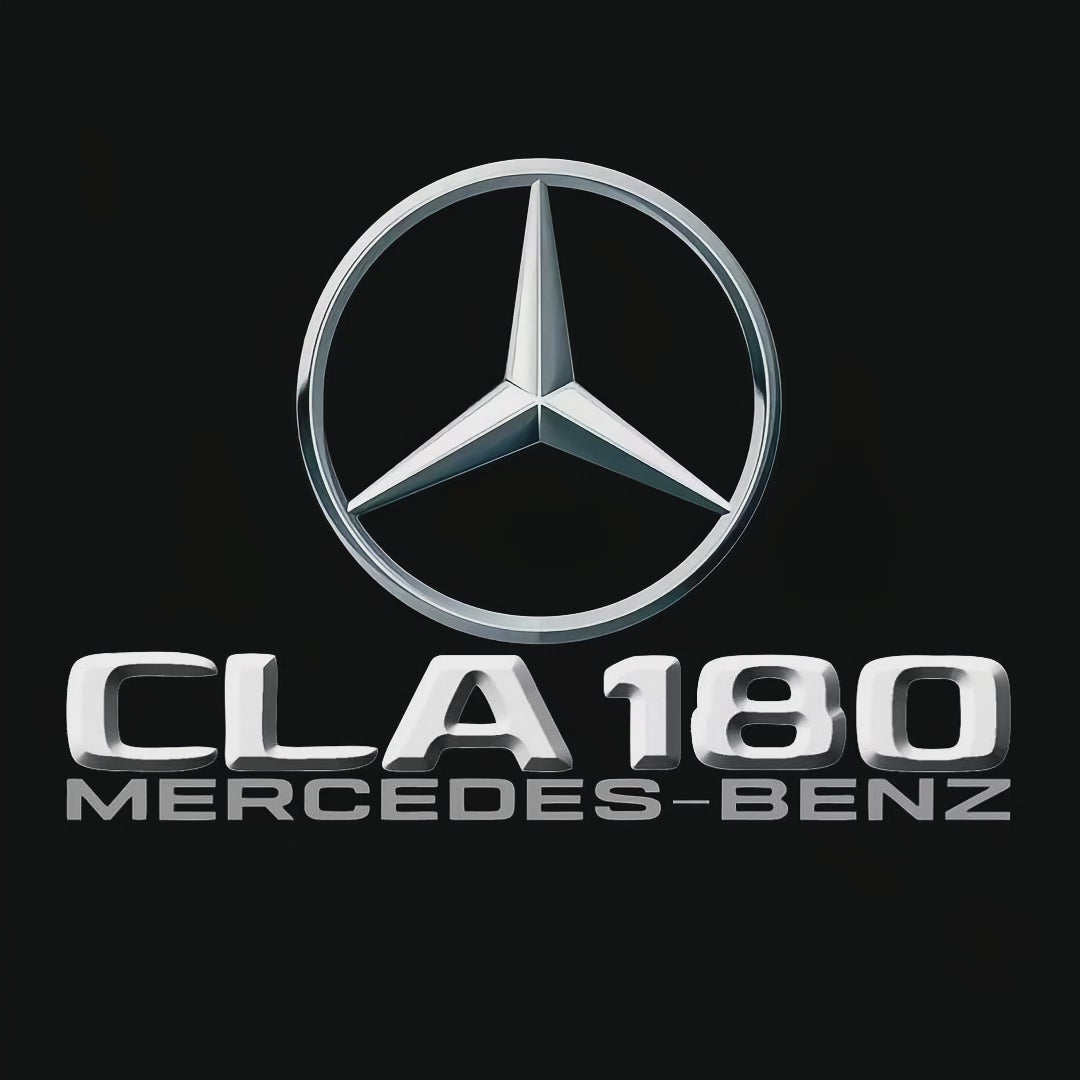 MERCEDES BENZ CLA 180 LOGO PROJECTOT LIGHTS  (quantity 1 = 1 set /2 door lights with 2 logo films)Nr.02M219
