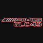 MERCEDES BENZ GLC43 AMG LOGO PROJECTOT LIGHTS  (quantity 1 = 1 set /2 door lights with 2 logo films)Nr.02M354