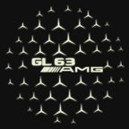 MERCEDES BENZ GL63 AMG LOGO PROJECTOT LIGHTS  (quantity 1 = 1 set /2 door lights with 2 logo films)Nr.02M398