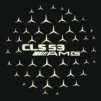 MERCEDES BENZ CLS53 AMG LOGO PROJECTOT LIGHTS  (quantity 1 = 1 set /2 door lights with 2 logo films)Nr.02M274