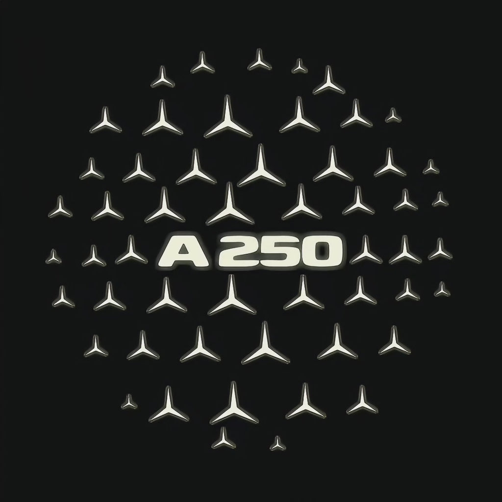 MERCEDES BENZ A250 LOGO PROJECTOT LIGHTS  (quantity 1 = 1 set /2 door lights with 2 logo films)Nr.02M029