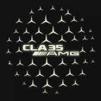 MERCEDES BENZ CLA35 AMG LOGO PROJECTOT LIGHTS  (quantity 1 = 1 set /2 door lights with 2 logo films)Nr.02M266