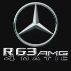 MERCEDES BENZ R63 AMG LOGO PROJECTOT LIGHTS  (quantity 1 = 1 set /2 door lights with 2 logo films)Nr.02M397