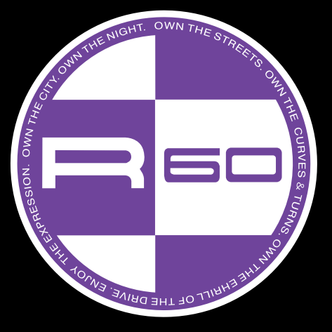 MINI R 60  LOGO PROJECROTR LIGHTS Nr.151 (quantity  1 =  2 Logo Film /  2 door lights)