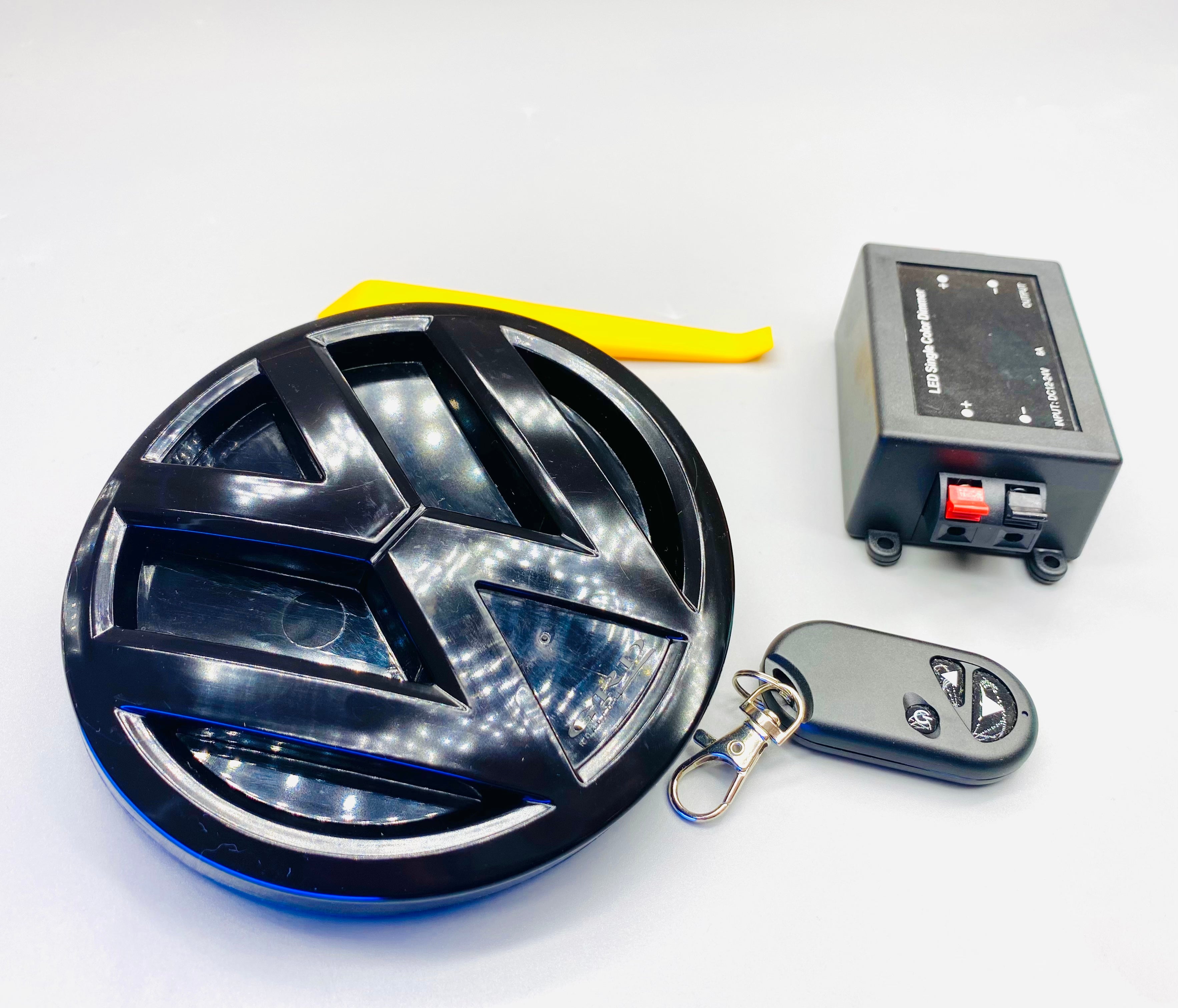 VW Front Grill Logo LED with dznamic indicator- diameter 【137 mm