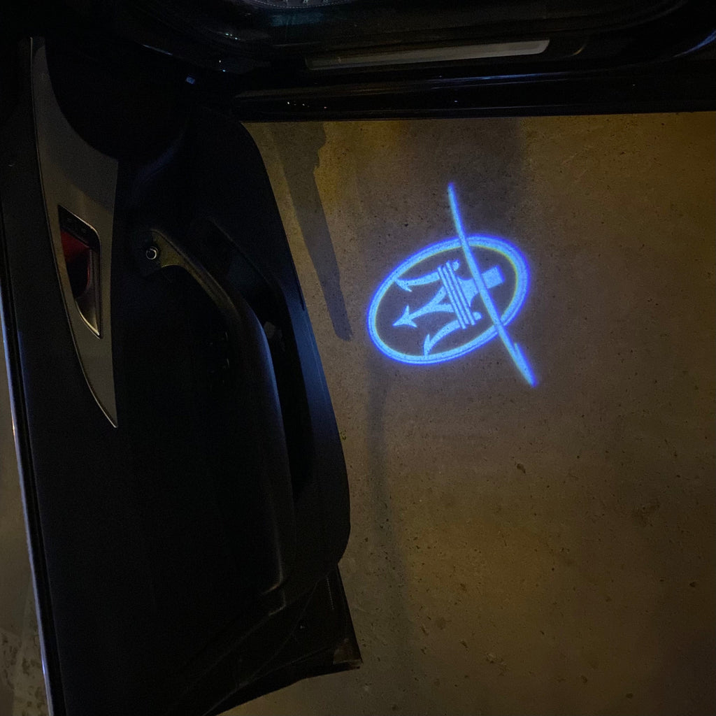 Maserati Original LOGO PROJECROTR LIGHTS Nr.10 (quantity 1 = 1 sets/2 door lights)