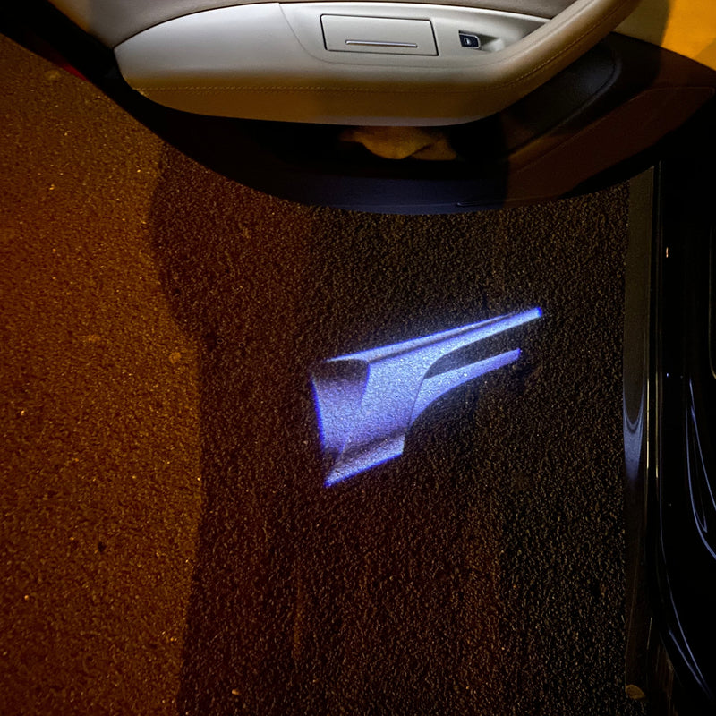 RC F LOGO PROJECROTR LIGHTS Nr.01 (quantità 1 = 1 set/2 luci porta)