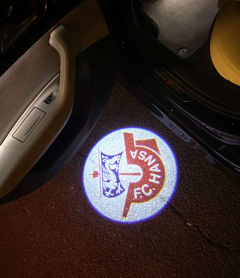 Football CLUB Logo Nr.258  (quantity 1 = 2 Logo Films /2 door lights）