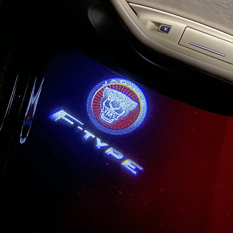 JAGUAR F-TYPE LOGO PROJECROTR LIGHTS Nr.131 (Menge 1 = 1 Satz/2 Türleuchten)