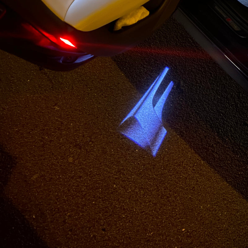 RC F LOGO PROJECROTR LIGHTS Nr.01 (quantità 1 = 1 set/2 luci porta)