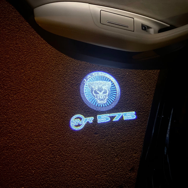 JAGUAR 575 LOGO PROJECROTR LIGHTS Nr.116 (Menge 1 = 1 Satz/2 Türleuchten)