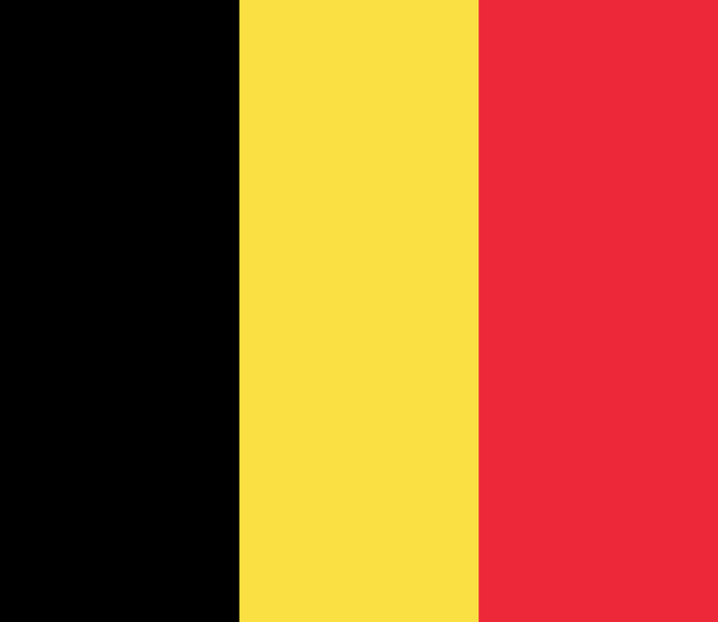 Belgien Königreich Belgien Nationalflagge Logo-Türlichter (Menge 1 = 1 Sätze / 2 Logo-Folie / Kann Lichter mit anderen Logos ersetzen) 