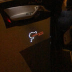 Volkswagen Door lights GTI NÜRBURGRING  Logo  Nr. 67  (quantity 1 = 2 Logo Films /2 door lights）