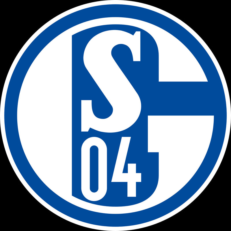Fußballverein SCHALKE 04 Logo-Türbeleuchtung Nr.230 (Menge 1 = 2 Logo-Folien / 2 Türbeleuchtung) 