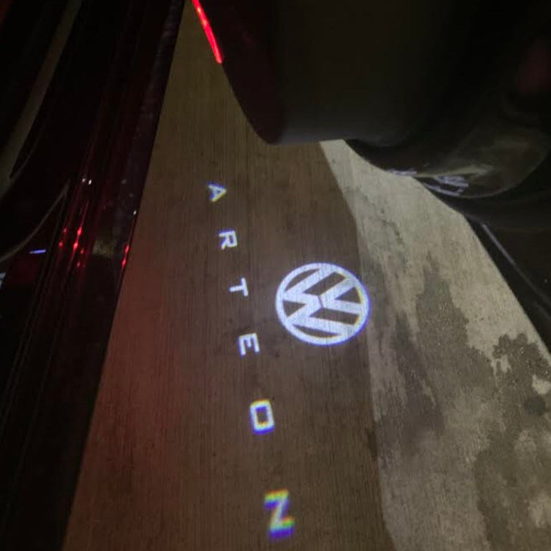 Volkswagen Luci per porte Arteon Luci per porte Logo Nr. 84 (quantità 1 = 2 pellicole con logo/2 luci per porta）