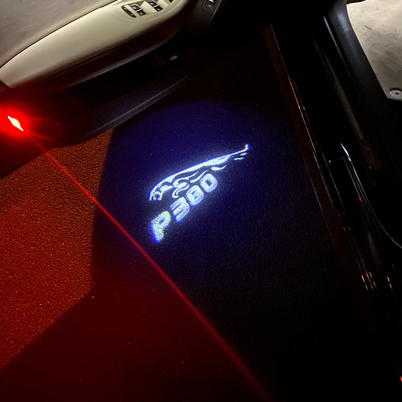 JAGUAR P 300 LOGO PROJECROTR LIGHTS Nr.85 (Menge 1 = 1 Satz/2 Türleuchten)