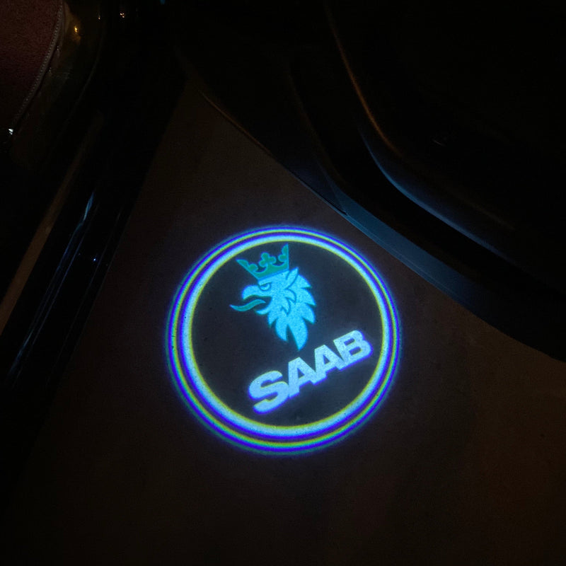 SAAB  Original LOGO PROJECROTR LIGHTS Nr.25123 (quantity 1 = 1 sets/2 door lights)