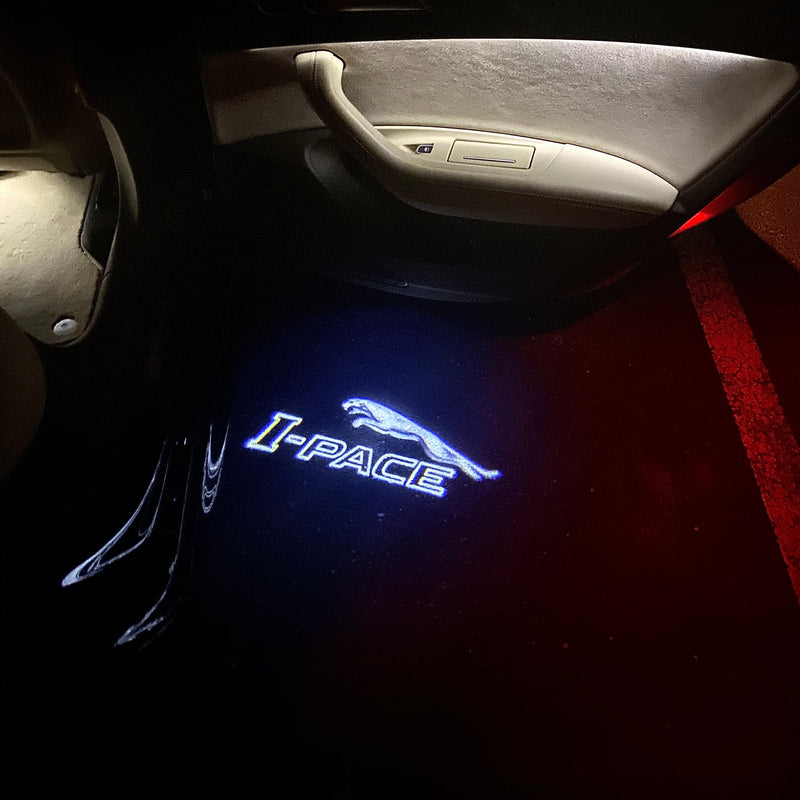 JAGUAR I PACE LOGO PROJECROTR LIGHTS Nr.126 (Menge 1 = 1 Satz/2 Türleuchten