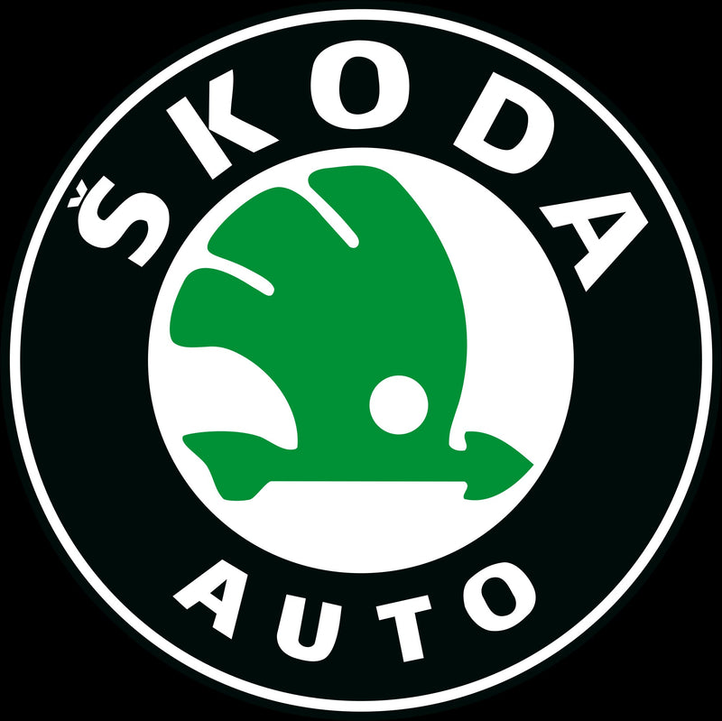 SKODA ORIGINAL LOGO PROJECTOT LIGHTS Nr.81 (Menge 1 = 2 Logofolie / 2 Türleuchten)