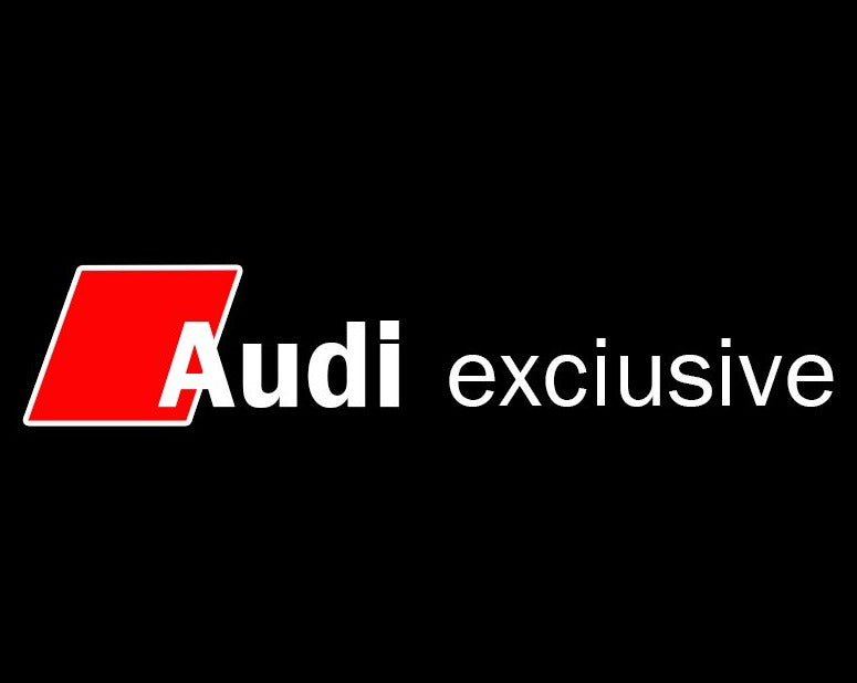 AUDI EXCLUSIVE  LOGO PROJECTOT LIGHTS Nr.70  (quantity 1 = 2 Logo Films /2 door lights）