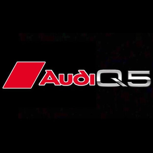 AUDI Q5 LOGO PROJECTOT LIGHTS Nr.81 (Menge 1 = 2 Logofolien /2 Türleuchten） 