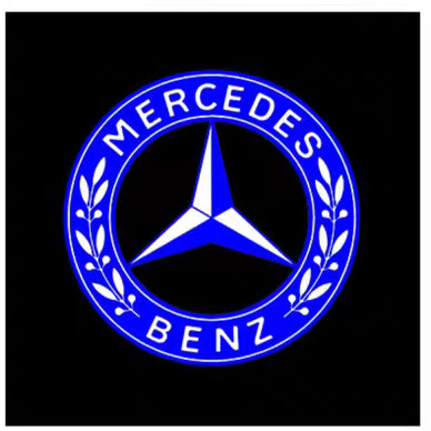 MERCEDES BENZ Original LOGO PROJECTOT LIGHTS Nr.10 (quantity 1 = 1 sets/2 door lights)