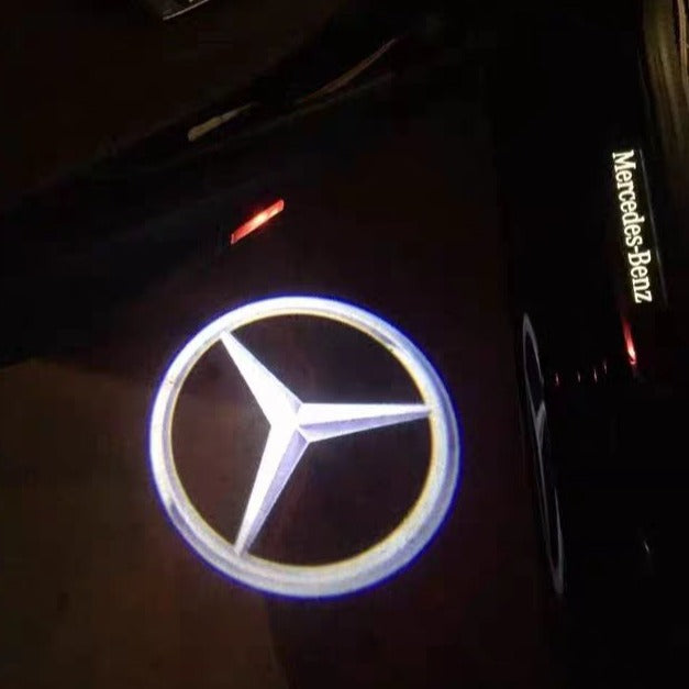 MERCEDES BENZ Original LOGO PROJECTOT LIGHTS Nr.12 (Menge 1 = 1 Satz/2 Türleuchten) 