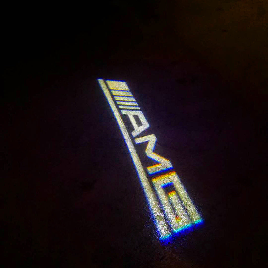 MERCEDES BENZ AMG LOGO PROJECTOT LIGHTS Nr.13 (Menge 1 = 1 Satz/2 Türleuchten)
