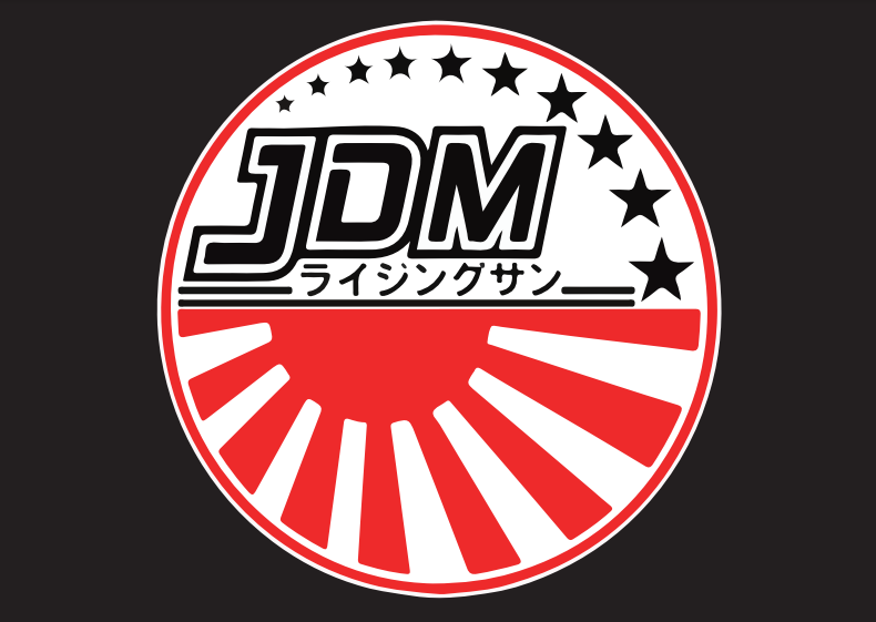 JDM LOGO PROJECTOT LIGHTS Nr.07 (quantità 1 = 1 set/2 luci per porta) 