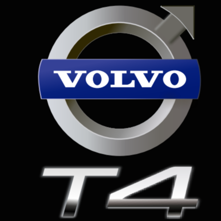 Volvo T4 LOGO PROJECROTR LIGHTS Nr.14 (Menge 1 = 2 Logofolie / 2 Türleuchten) 