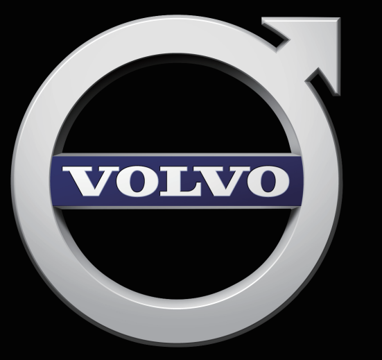 Volvo Original LOGO PROJECROTR LIGHTS Nr.01 (Menge 1 = 2 Logofolie / 2 Türleuchten) 