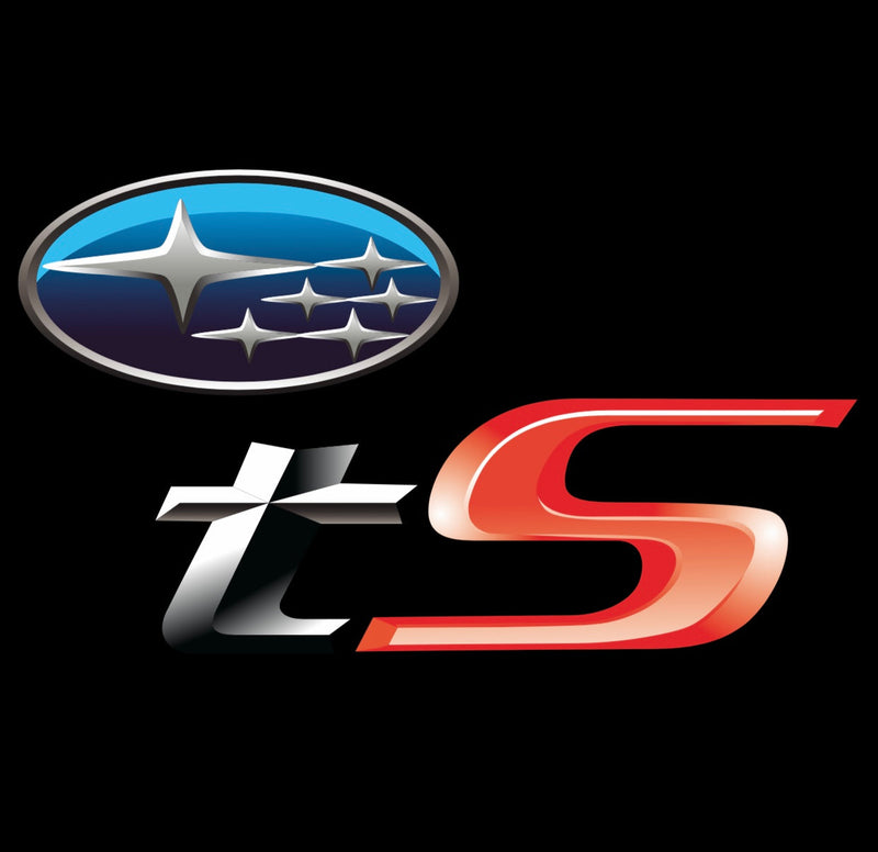 SUBARU TS LOGO PROJECROTR LIGHTS Nr.03 (quantità 1 = 1 set/2 luci porta) 